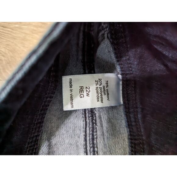 Maurices Women's Plus Size High Rise Dark Wash Skinny Stretch Jeans Size 22W Reg - Picture 6 of 6